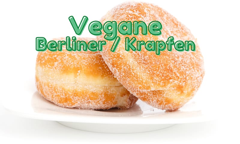 Vegane berliner krapfen